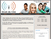 Tablet Screenshot of droitdecite.info